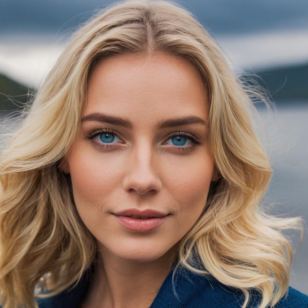 Ai-generated blond model