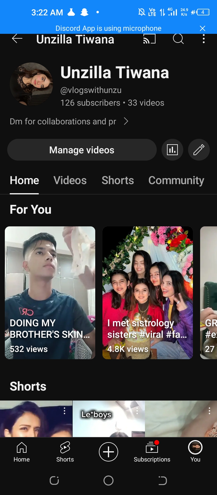 SUBSCRIBE TO MY YOUTUBE CHANNEL